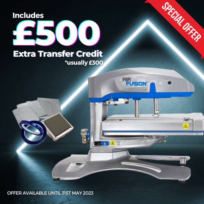 May 2023 Offer: Air Fusion Custom Transfer Bundle 2023

