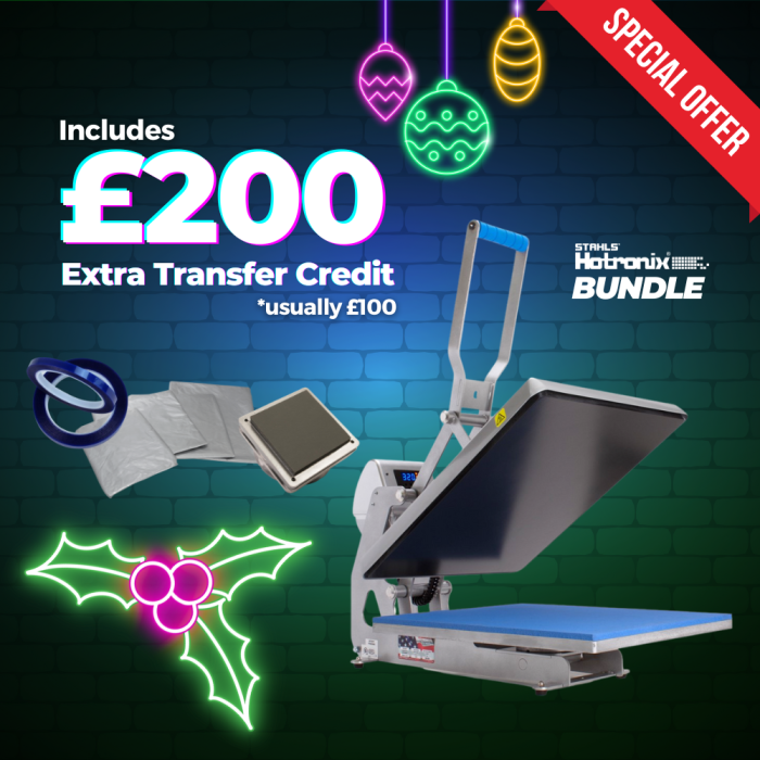 Hotronix Auto Open Heat Press Bundle