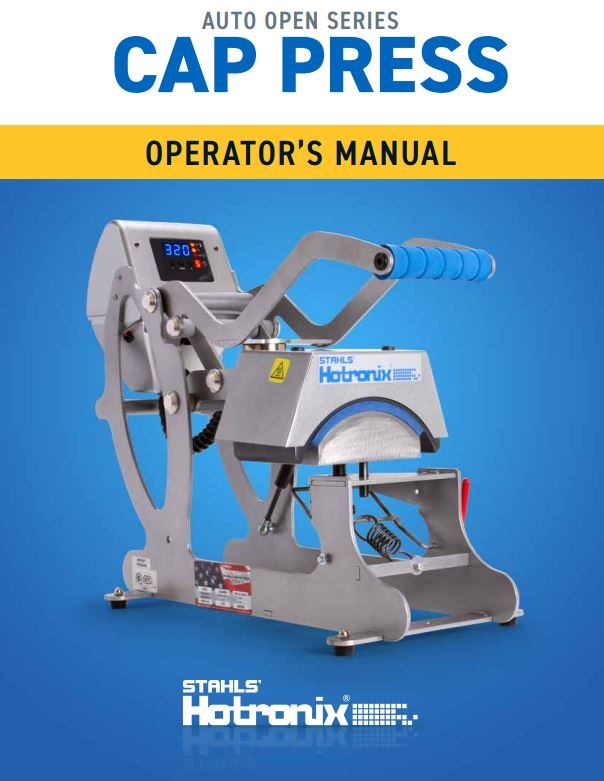 hotronix auto open cap heat press